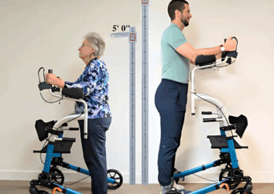 height comparison showing the better walker is fully adjustable regardless of height
